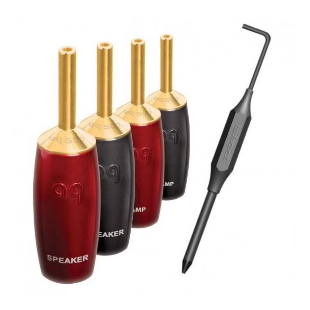 Набір конекторів AudioQuest spc 507 Series Banana Gold set of 6