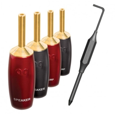 Набір конекторів AudioQuest spc 507 Series Banana Gold set of 6