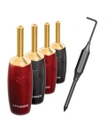 Набір конекторів AudioQuest spc 507 Series Banana Gold set of 6