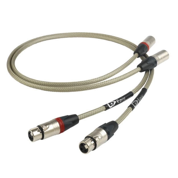 Кабель Chord Epic 2XLR to 2XLR 1 м Grey