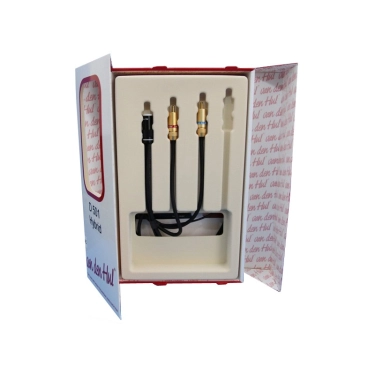 Міжблочний фоно-кабель Van Den Hul D-501 Silver Hybrid TAC-RCA, 1,0 m
