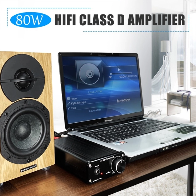 Цифровий стерео підсилювач FX-Audio FX-502SPRO 2 х 80 Вт / 4 Ом Black