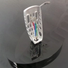 Майданчик для кріплення голівки до тонарму: Tonar SME-Type Lightweight Headshell Silver, art. 3196