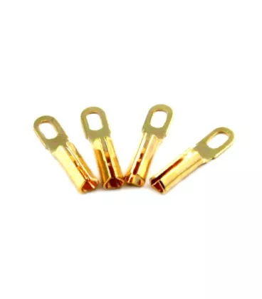 Конектори для з'єднання фоно-кабелю з картриджем: Tonar Gold Plate Terminal PIN Plugs art 4613