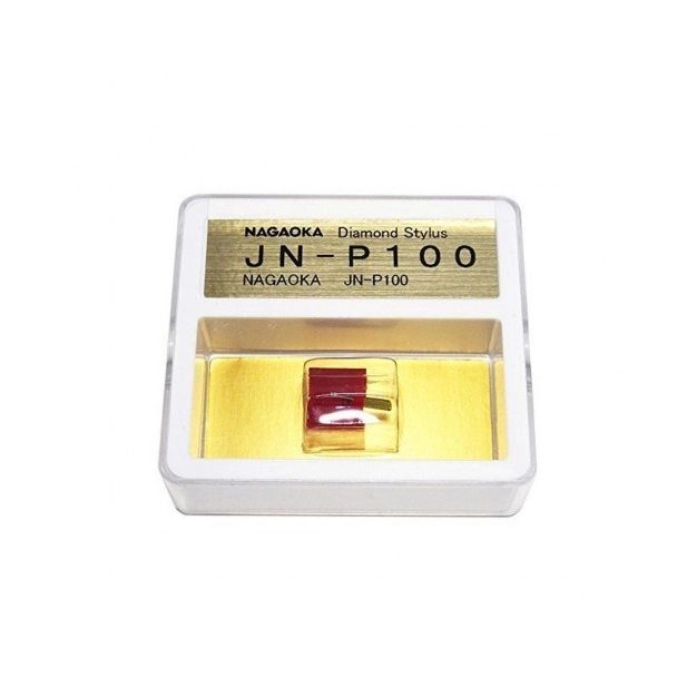 Змінна голка для голівки звукознімача, тип ММ: Nagaoka JN-P100 art 6819 Змінна голка для голівки звукознімача, тип ММ: Nagaoka JN-P100 art 6819