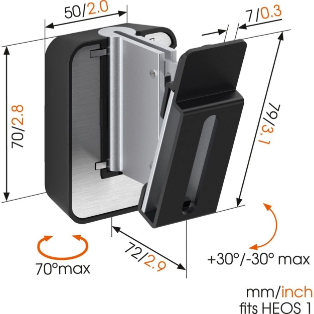 Настінне кріплення для HEOS 1 / DENON HOME 150: 5201 Black