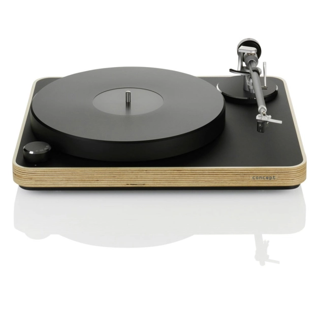 Turntable: Clearaudio Concept (MM) Black with wood (TP053/Wood)