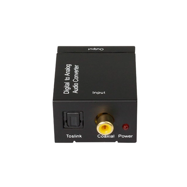 Перетворювач з оптики або коаксіал в аналогове аудіо AirBase IB-DA2