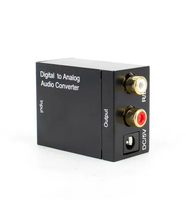Перетворювач з оптики або коаксіал в аналогове аудіо AirBase IB-DA2