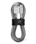 Кабель Native Union Tom Dixon Stash Coil Lightning Cable Silver (1.2 m) (COIL-L-SIL-TD)