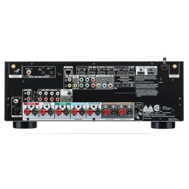 AV Ресівер: Denon AVR-S 960H 8K (7.2 сh) Black