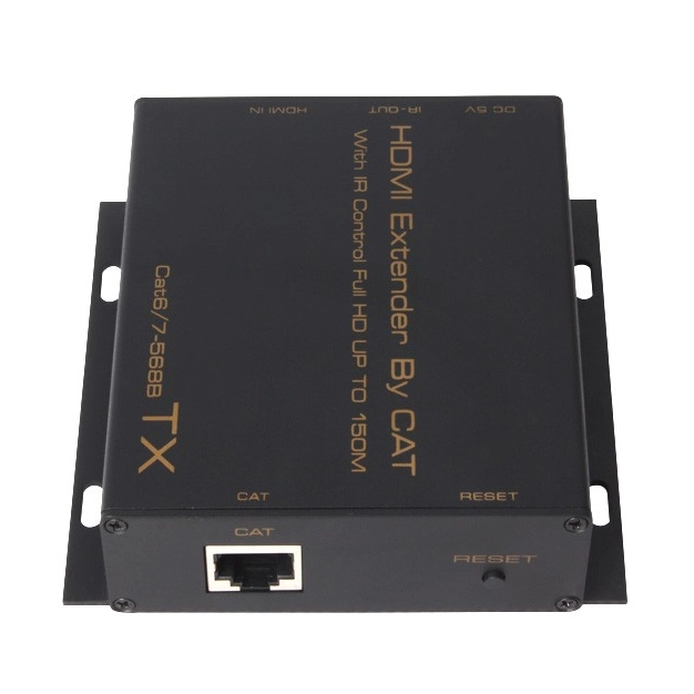 Передавач (TX+RX) HDMI сигналу по одній кручений парі до 150M (TCP/IP) AirBase K-EX150IPIR Передавач (TX+RX) HDMI сигналу по одній кручений парі до 150M (TCP/IP) AirBase K-EX150IPIR