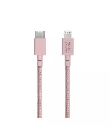 Кабель Native Union Belt Cable USB-C to Lightning Rose (1.2 m) (BELT-KV-CL-ROSE-2)