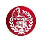 Антистатичний мат з повсті: Thorens Felt mat, 300 мм, червоно-білий