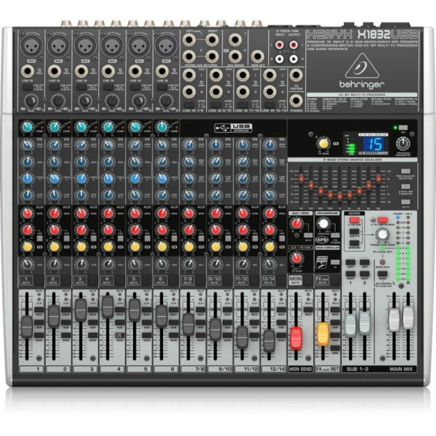 Мікшерний пульт Behringer XENYX X1222USB