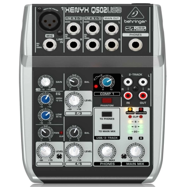 Мікшерний пульт Behringer XENYX Q1202USB