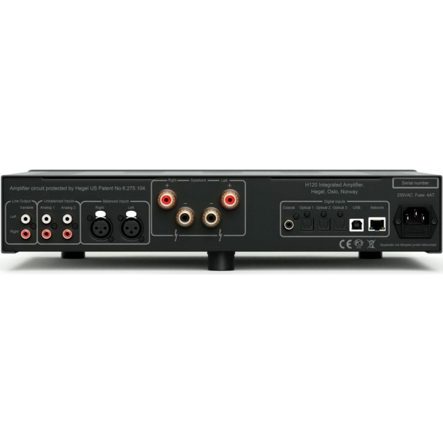 Інтегральний підсилювач Hegel H120 Black