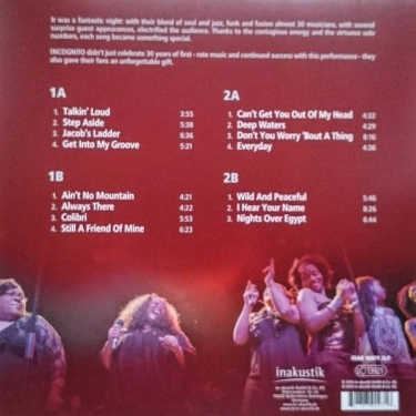 Вініловий диск LP Incognito: Live In London