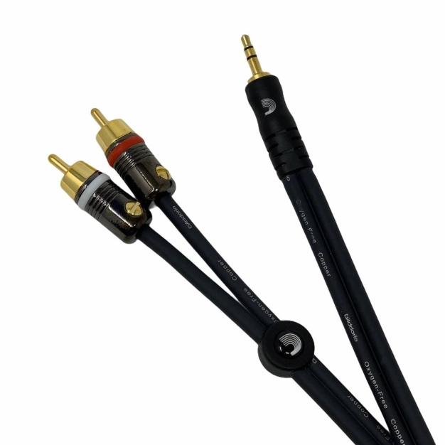 Готовий аудіо кабель Daddario PW-MP-05 Audio Cable Mini Jack - 2RCA