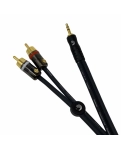 Готовий аудіо кабель Daddario PW-MP-05 Audio Cable Mini Jack - 2RCA