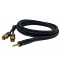 Готовий аудіо кабель Daddario PW-MP-05 Audio Cable Mini Jack - 2RCA