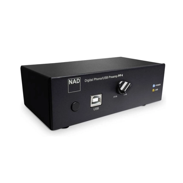 Фонокоректор NAD PP 4 Digital Phono USB Preamplifier Black Фонокоректор NAD PP 4 Digital Phono USB Preamplifier Black