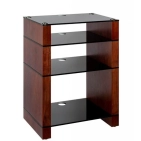 Меблі для Hi-Fi BLOK STAX 810X Walnut Black Glass Меблі для Hi-Fi BLOK STAX 810X Walnut Black Glass