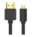 Кабель UGREEN HD127 microHDMI to HDMI, 2 m, v2.0 UltraHD 4K-3D Black