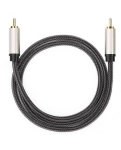 Кабель Ugreen AV133 RCA to RCA Coaxial Cable Braided, 1 м Gray 20736