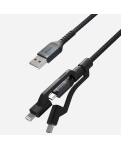 Кабель Nomad Universal Cable 3 in 1 Black (1.5 m) (NM0191AB00)