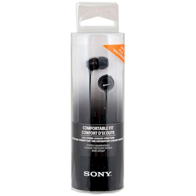 Навушники SONY MDR-EX15LP Black Навушники SONY MDR-EX15LP Black