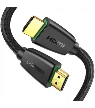Міжкомпонентний кабель Ugreen HD118 HDMI to HDMI, v 2.0 UltraHD 4K-3D Braided Black 5 м