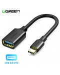 Перехідник Ugreen US154 USB Type-C - USB 3.0 OTG, 10 см Black