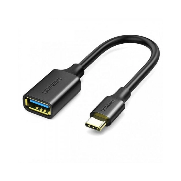 Перехідник Ugreen US154 USB Type-C - USB 3.0 OTG, 10 см Black