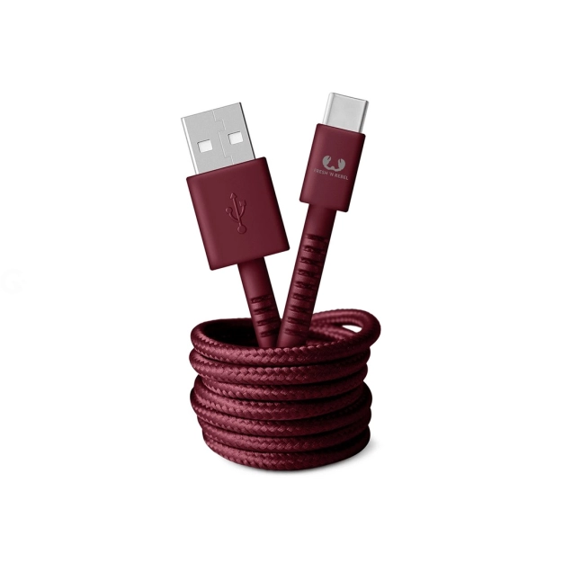 Кабель Fresh 'N Rebel Fabriq USB-C Cable 1,5m Ruby (2CCF150RU)