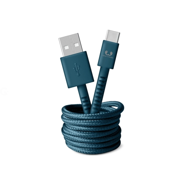Кабель Fresh 'N Rebel Fabriq USB-C Cable 1,5m Indigo (2CCF150IN)
