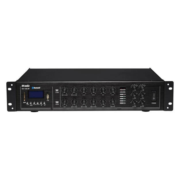 Трансляційний мікшер-підсилювач із USB DV audio SA-120.6P