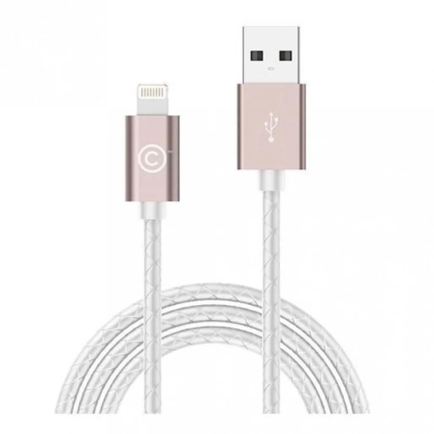 Кабель Lab.C Lightning Leather Cable AL Rose Gold (1.8 m) (LABC-511-RG)