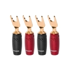 Набір конекторів AUDIOQUEST spc 507 Series Multi-Spade Gold set of 4 Набір конекторів AUDIOQUEST spc 507 Series Multi-Spade Gold set of 4