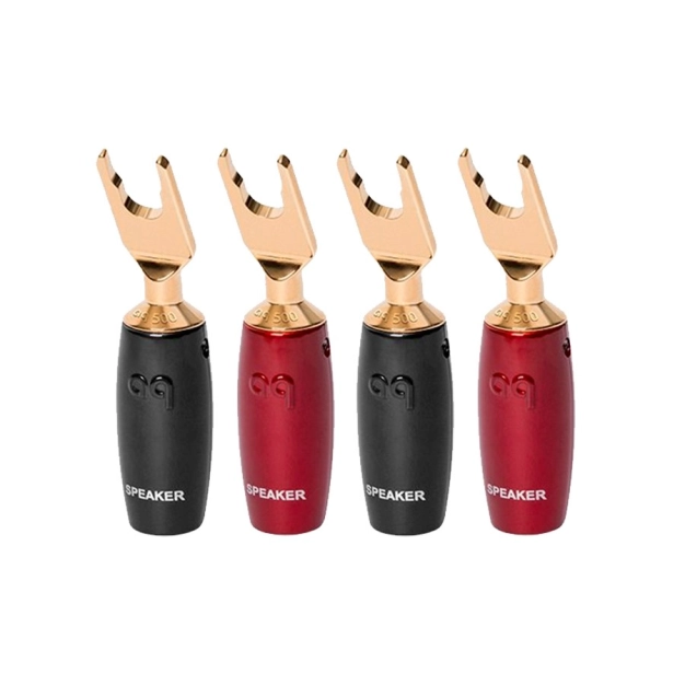 Набір конекторів AUDIOQUEST spc 507 Series Multi-Spade Gold set of 4