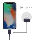 Кабель Native Union Belt Cable XL USB-C to Lightning Indigo (3 m) (BELT-CL-IND-3-NP)