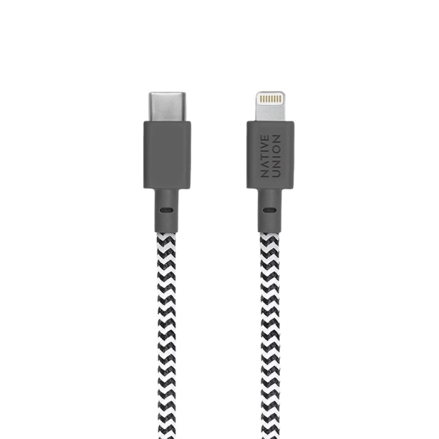 Кабель Native Union Night Cable USB-C to Lightning Zebra (3 m) (NCABLE-KV-CL-ZEB)