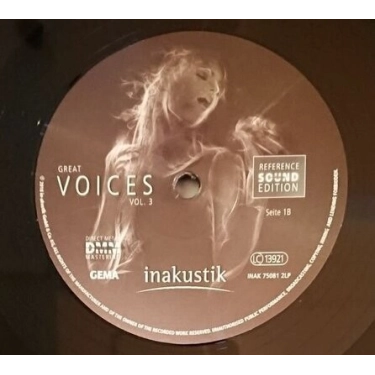 Вініловий диск 2LP Reference Sound Edition: Great Voices Vol. III