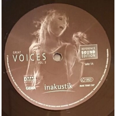 Вініловий диск 2LP Reference Sound Edition: Great Voices Vol. III