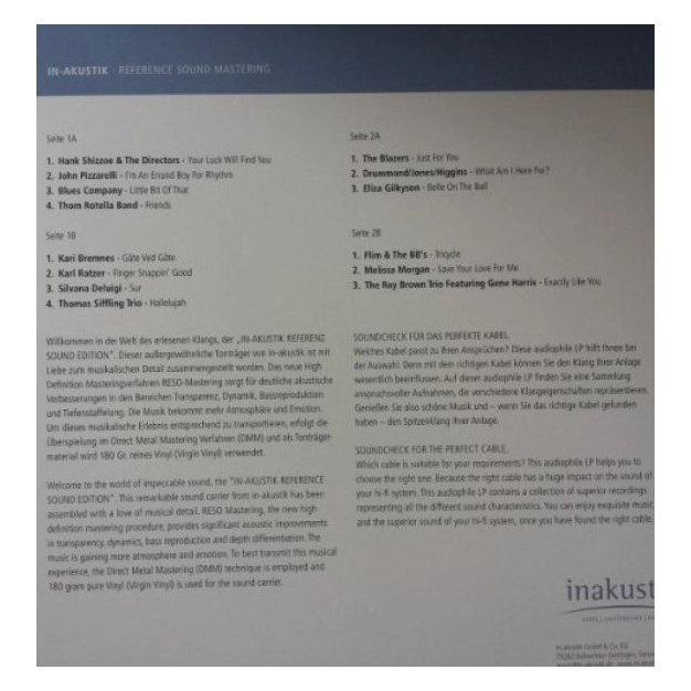 Вініловий диск 2LP Reference Soundcheck: Various