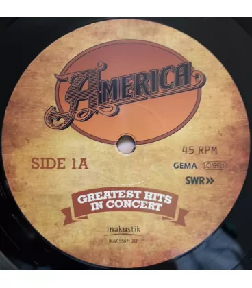 Вініловий диск LP America: Greatest Hits - In Concert