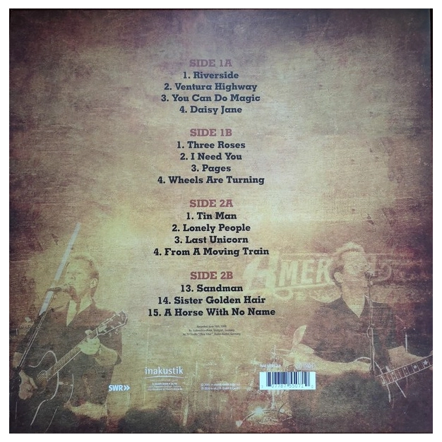 Вініловий диск LP America: Greatest Hits - In Concert