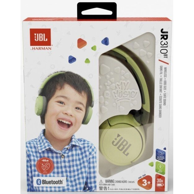 Навушники JBL JR 310 BT Green Навушники JBL JR 310 BT Green
