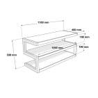 Підставка під ТВ NorStone Esse White-Frosted Підставка під ТВ NorStone Esse White-Frosted