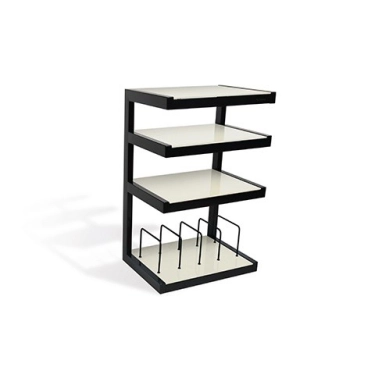 Стійка для Hi-Fi та AV апаратури NorStone Esse HiFi Vinyl Black-White Frosted
